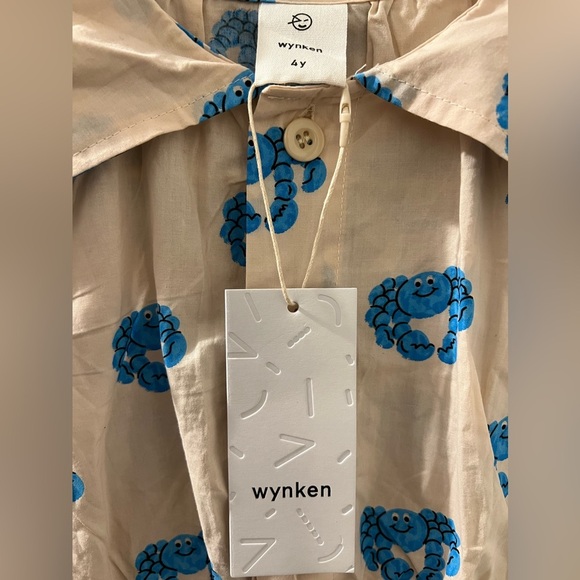 WYNKEN Sail Collar Sundress in Turquoise, Girl’s Size 4Y - Picture 6 of 8